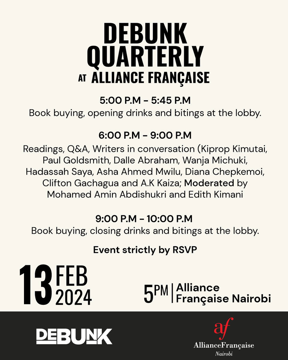 debunkdotmedia's tweet photo. LITERARY EVENING ALERT: Debunk Media invites you to an evening of food, drinks, books &amp; conversation as it launches the inaugural issue of Debunk Quarterly, a magazine of nonfiction &amp; reportage. (Strictly by RSVP)

Link: https://t.co/3iid1tSlkv https://t.co/vpn0Qp7vN5