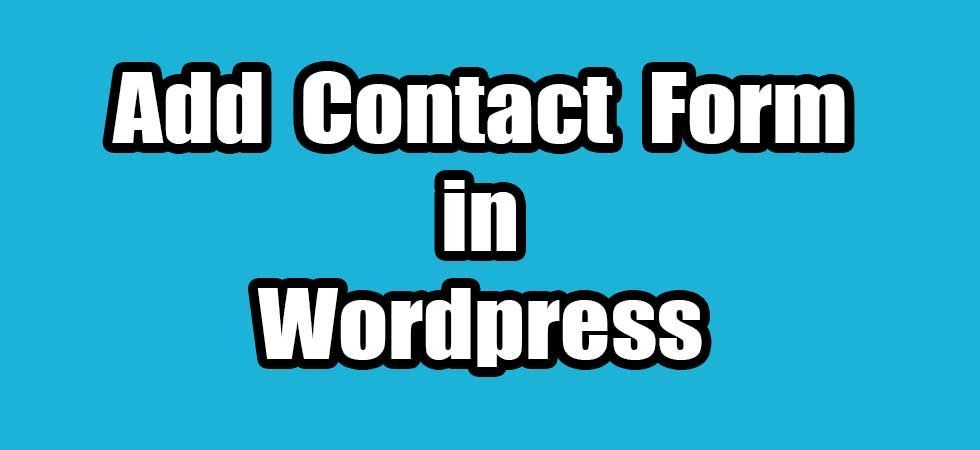 connectwww's tweet image. How to Add Contact Form in WordPress #bloggingresources #contactform #contactform7 #plugin #wordpress buff.ly/48gxT5M