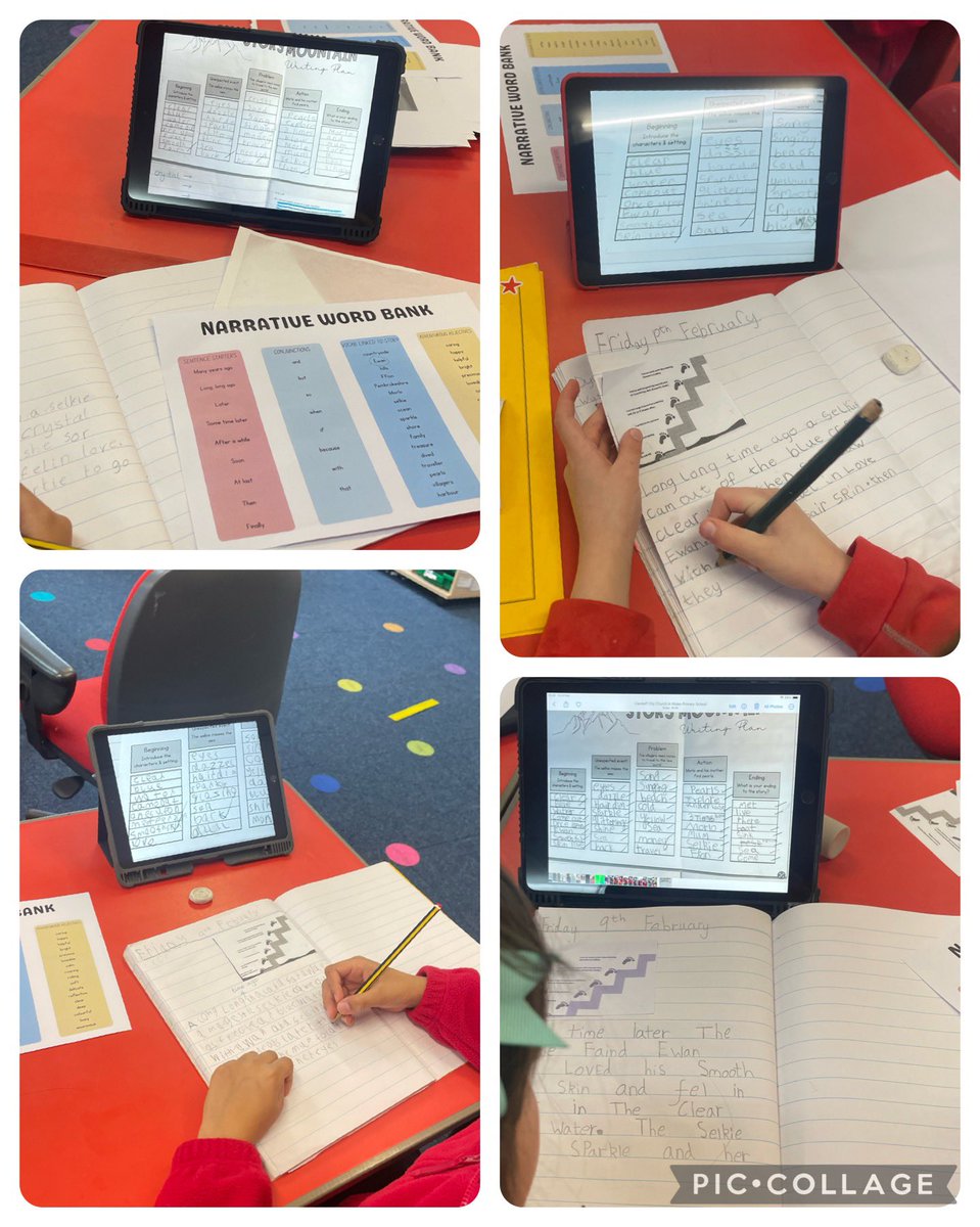 So proud of 2HM’s independent writing today. The children generated their own word bank which they used to retell the story of ‘The Seal Children’ 
Lots of adventurous adjectives used… da iawn!  <a href="/llandaffcity/">Llandaff City (inactive account)</a>