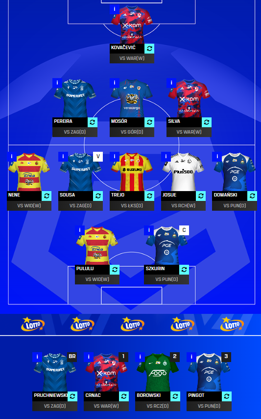 Pytaliście o kod do ligi w Fantasy, no to... jest! 

Oto kod: 8e33ae8d

Zapraszam do dołączania i zachęcam do RT. Chętnie przygotuje jakąś nagrodę dla zwycięzcy 🤝👍

Pewnie jeszcze będę zmieniał do 18, ale zaczynam tak 👇