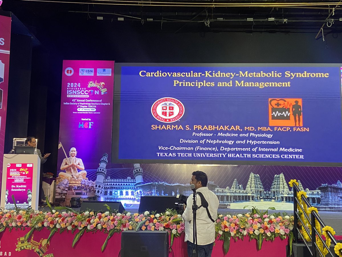 SamiulAkhtar17's tweet photo. 🌐 Dr. Prabhakar Sharma’s ‘CKM-Beyond CRS’ at #ISNSCCON2024 was a thought-provoking exploration of chronic kidney management beyond conventional risk stratification. @ISNSCCON_2024 @ISNkidneycare @drpriyajohn @myadla @drmanishasahay @kiranmai_ismal @SwarnalathaGud2 @sreebhushan https://t.co/1Gy2ViUBXT