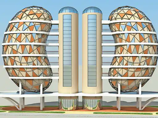 IndianTechGuide's tweet photo. 🚨 World's first kidney shaped hospital and research center, BT Sawani hospital to come up in Rajkot, Gujarat. https://t.co/8C84DF48Gq