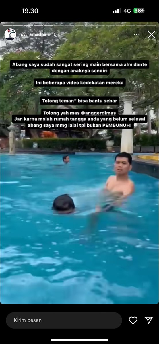 akunovit1's tweet photo. Story adek dari Mantan pacar tamara, bahwa katanya Abangnya tidak membunuh Dante, namun kelalaian, dan katanya CCTV dari belakang menimbulkan fitnah. Gmna mnurut pendapat kalian guys.. https://t.co/pdjBHm4CAh