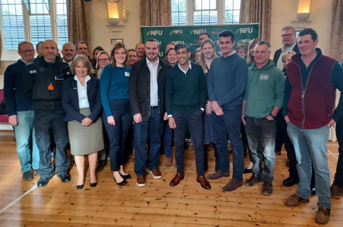 nfusouth's tweet image. Prime Minister Rishi Sunak met NFU members in Devon this morning, during his tour of the South West. He joined a constituency meeting with @simonjamesjupp and was asked about SFI, bovine TB and planning issues.