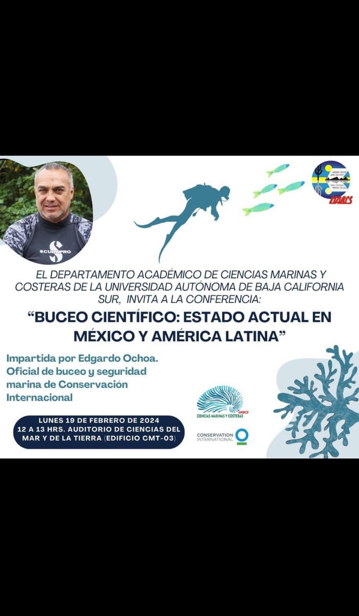 #buceocientifico #cidive #UABCS <a href="/_CIMexico/">Conservación Internacional México</a>