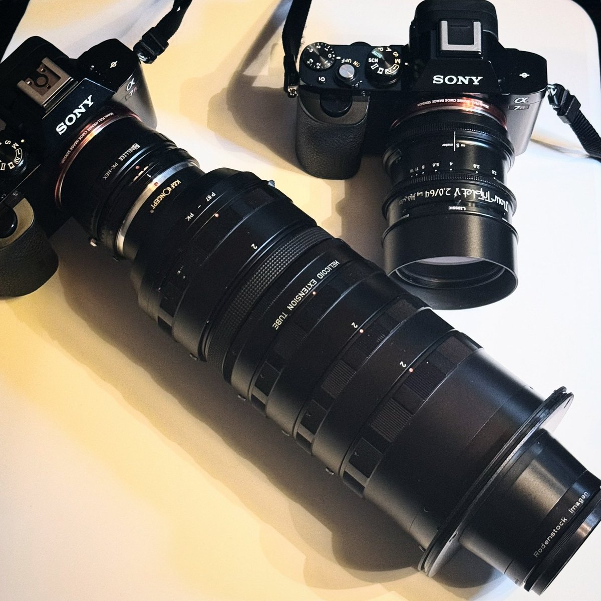 明日のデン活、この2本のレンズで。 64mmと250mmのソフトフォーカス