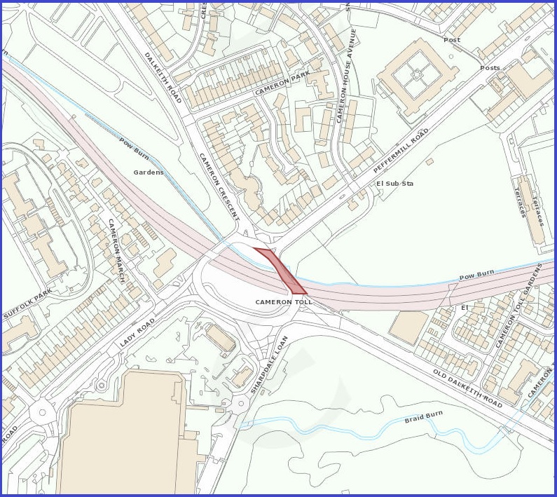 Cameron Toll rail bridge inspection, 12am - 6am on Tues 13 Feb. Road closed between Peffermill Road and Old Dalkeith Road so there's no access to southbound Old Dalkeith Road - be sure and allow some extra time for the diversion. #edintravel