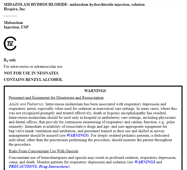 Regarding the false community note on Midazolam not causing or accelerating death added to my post below, this is the Pfizer label for Midazolam. Take a good look.