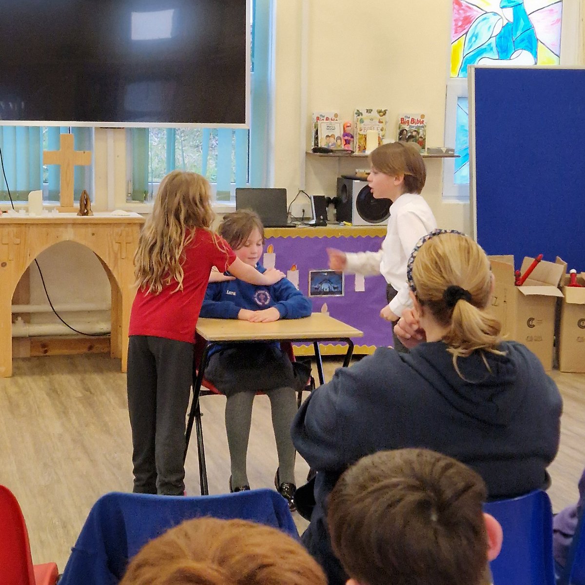 CL_Stars's tweet image. So much fun at Stage School this week @aberdareciw #goodcopbadcop