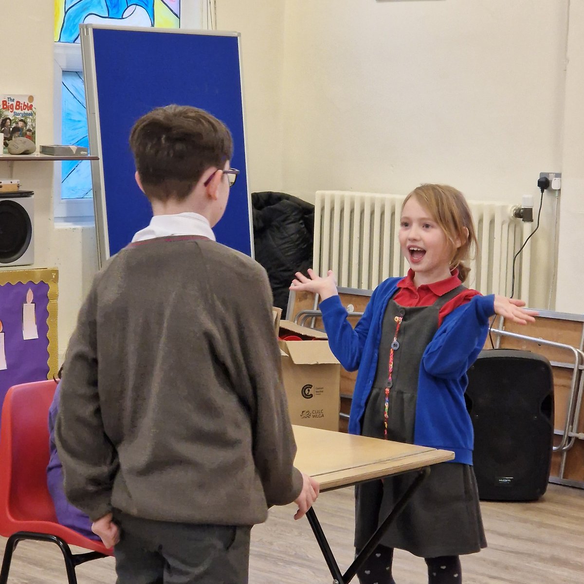 CL_Stars's tweet image. So much fun at Stage School this week @aberdareciw #goodcopbadcop