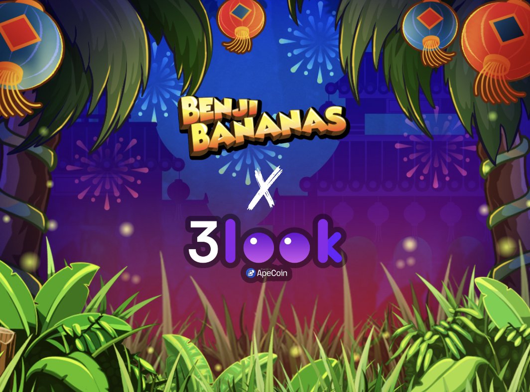 BenjiBananas's tweet photo. GM! Happy Lunar New Year 🐉🐒

To celebrate the year of the dragon, we are throwing a meme competition with @3look_io

So, how do you enter? 👇

1⃣First, make sure you are following @benjibananas and  
2⃣Create your meme on the 3look website. The only guidelines is that the meme MUST include Benji and a Dragon.
3⃣ Finally, post your submission on Twitter/X with the 

Read below for a rundown on how to use 3look and the prizes up for grabs 👇

3look makes it easy to create your very own custom Benji memes - Simply click “start creating” , pick your meme and customise it how you want. They have already added a ton of Benji graphics for you to use.

Benji is giving out 88 Safari Points and 8,888 bananas to the top 3 submission!

GL Fam! 🧡
