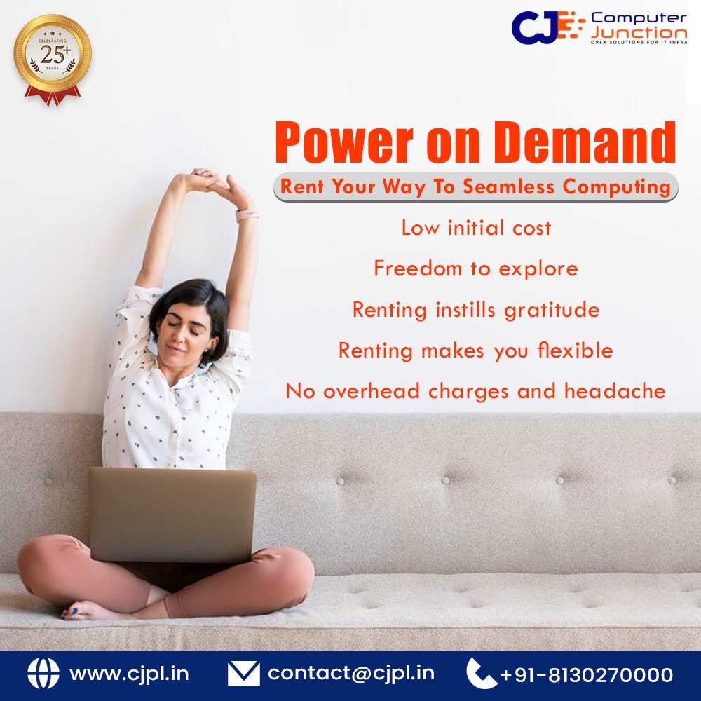 cjpl_in's tweet image. 👉Computer Junction Pvt. Ltd. is a reliable IT rental company
👉 Laptop on rent
👉 Desktop on rent
👉 Server on rent
👉 Printer on rent
👉 CCTV on rent
👉Call/WhatsApp: ☎️ +91 8130270000
👉 Website Visit : 🌐 cjpl.in
#laptoponrent #computeronrent #desktoponrent