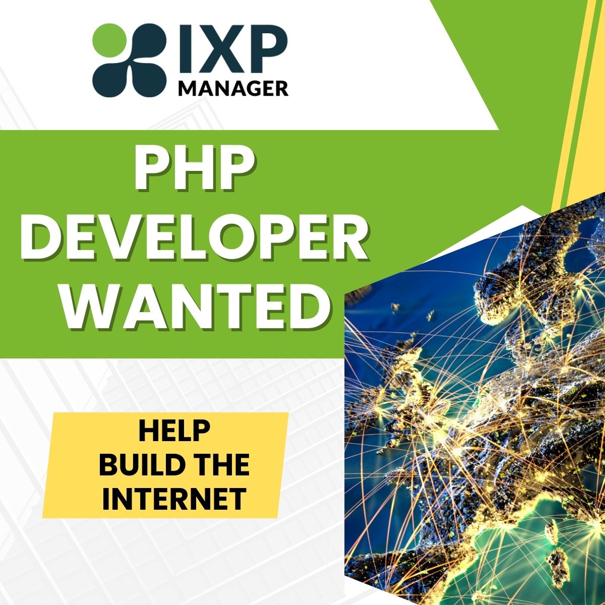 ixpmanager's tweet image. The @ixpmanager Sponsorship Program is seeking a PHP developer. This is an excellent opportunity for a developer who has an interest in networking engineering (no knowledge required). Full details at lnkd.in/eCH4sxES and lnkd.in/eZVxcigB.
#phpdeveloperjobs