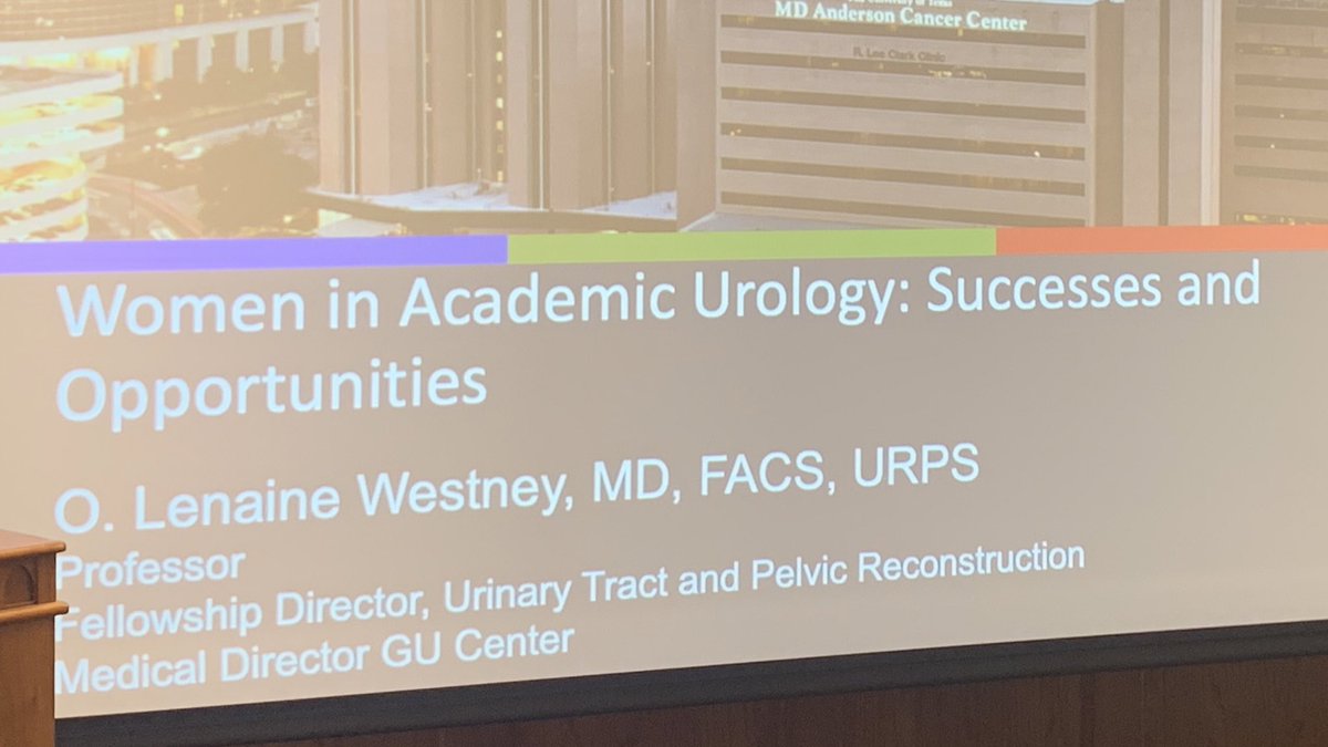 Duke Friday in Urology CME program begins! Dr Lenaine Westley @OLWMD kicks off program as our distinguished guest introduced by our @DukeUroRes program director Drew Peterson MD @APeterson_Duke @DukeUrology @PurplePMan @johnwiener18 @GaryFaerber @michaelabern @ThomasPolascik