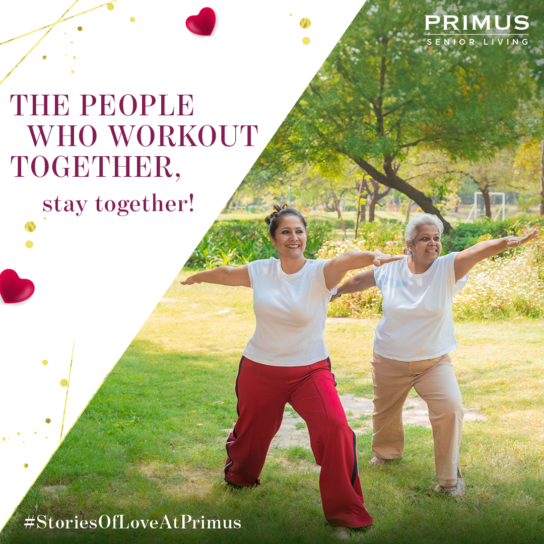 This episode of “Stories Of Love At Primus” features a timeless tale of joy, laughter, care, and ofcourse, fitness!

#Primus #PrimusSeniorLiving #SeniorLiving #ValentineWeek #ValentinesDay #SeniorHomes #SeniorCitizens #RealEstate #RetirementHomes