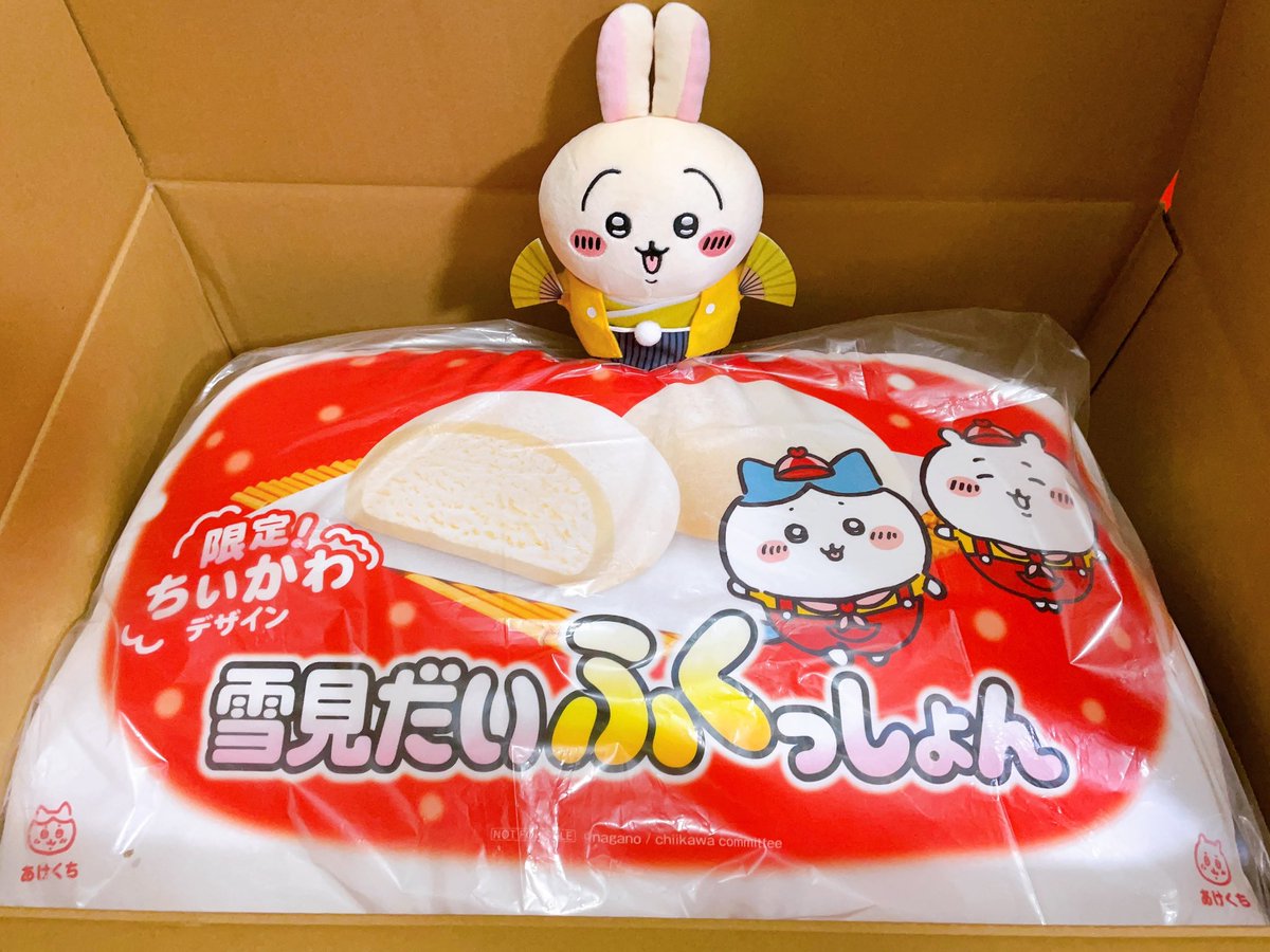 雪見だいふくっしょん まさか…まさかの当選😦💓 届くまで信じられない