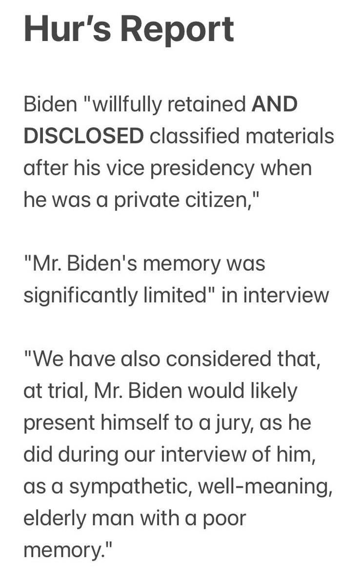 GpaJ44's tweet image. How can/does Biden come back from this? #HurReport