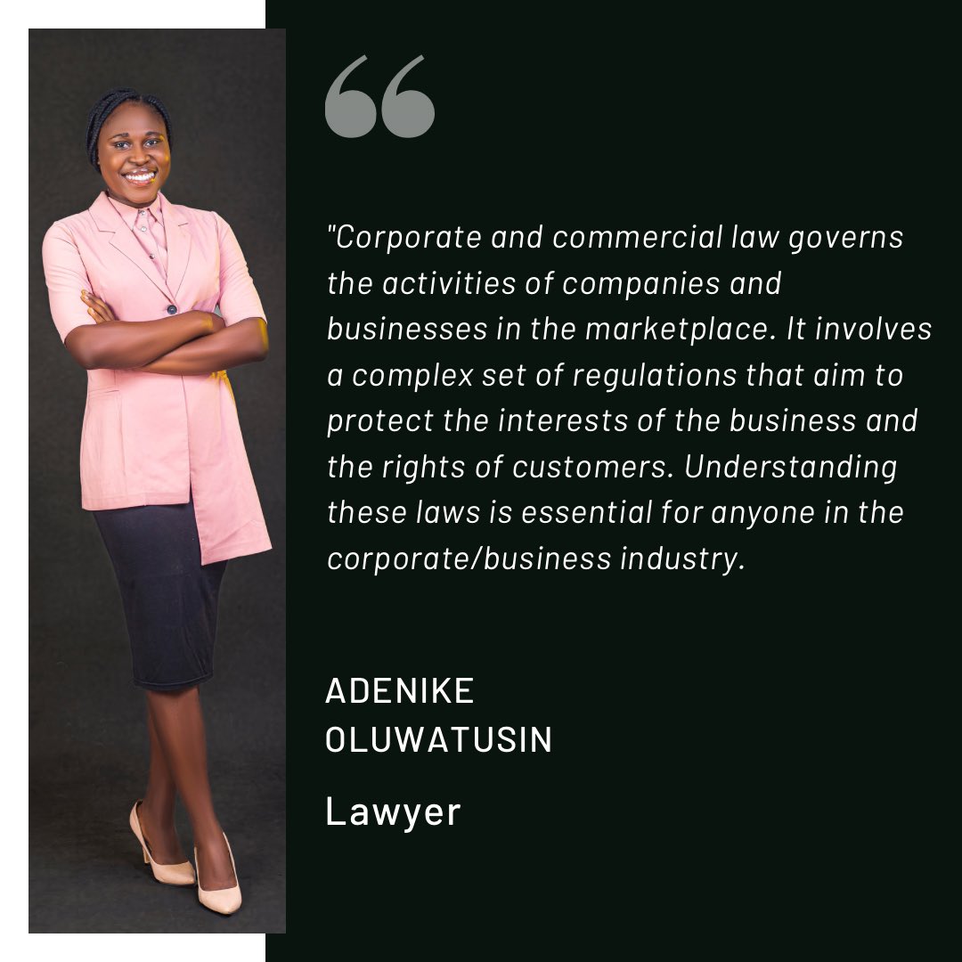 LegalNaija's tweet photo. A lot of businesses may not know what a Corporate Lawyer does, but @nikky_mireille ._a shares some advice about it.
#findalawyer #needalawyer #lawyersdirectory #legalnaija #law https://t.co/CMqIYWu9B5