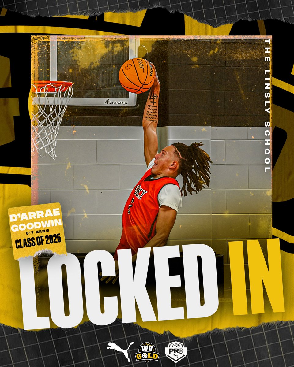 WVGoldHoops's tweet photo. “D’arrae could anchor our defense right now with the way he rotates and communicates to his teammates”
⁃NCAA Division 1 Coach 

D’arrae was a huge contributor to the program’s success last year playing both 16/17u and having major impact cleaning the glass and carrying a lot of the scoring load. His length, athletic ability and smooth shooting stroke has landed him Division 1 scholarships offers from Bowling Green, Radford, College of Charleston, Marshall and more! We look forward to him having a big spring/summer and are glad to have him back with WV Gold this year.  @darraegoodwin_ 

@JuwanStaten3 @CoachDex_WVGold @LeroyEllisonJr 
#WVGoldHoops #PRO16Family
