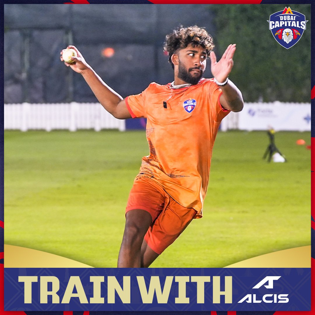 Dubai_Capitals's tweet photo. DC Boys feeling pumped up for the match with the help of #Alcis 💪

#SoarHighDubai #WeAreCapitals #DPWorldILT20 https://t.co/ZLYnJl4BS7