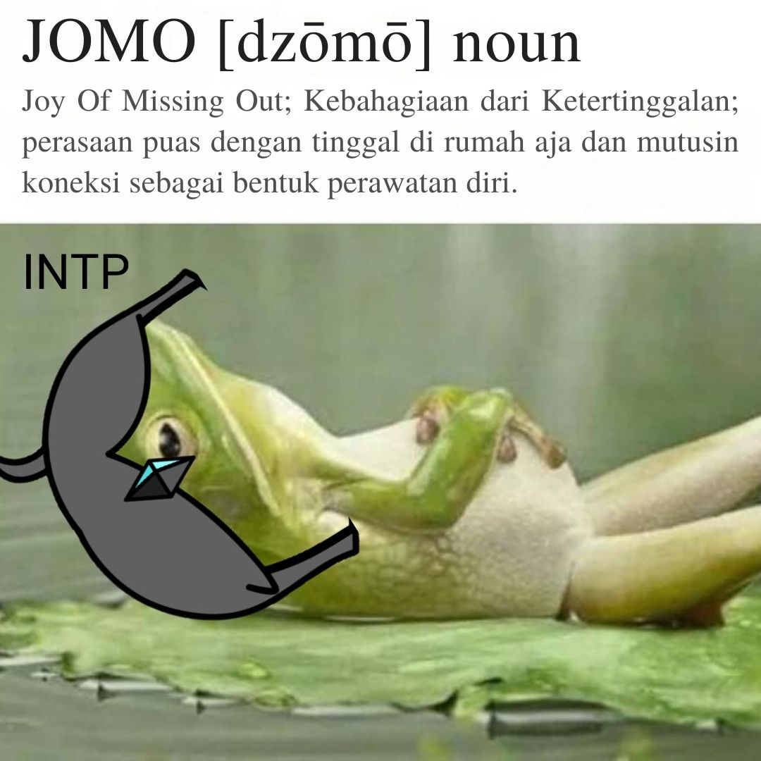 Boo_Indonesia's tweet photo. Pilih JOMO atau FOMO? Kalo JODOHMU sih mungkin ada di BOO 🤣🤣🤣
#intp #intpmemes #16personalities #mbti https://t.co/rlUW4Fhjjp
