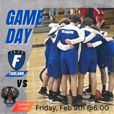 Fairlawnbbk's tweet photo. Final home game of the season!  Come out and support these hard working boys! 🏀✈️!!!! https://t.co/byXXuAmTvl