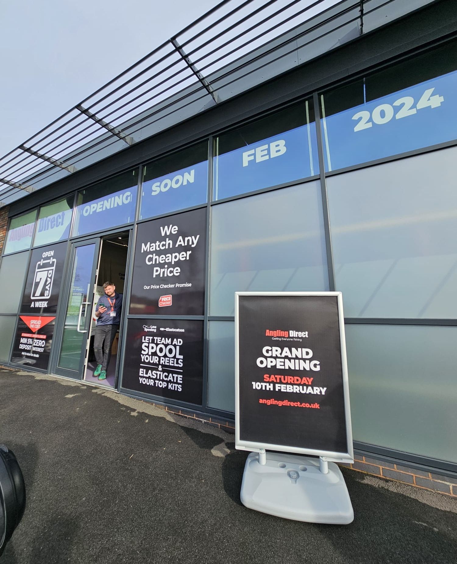 Angling Direct on X: This SATURDAY! 🙌 Putting the finishing touches  inside and out, ready to welcome you all here Saturday. 🛒 10% Off  everything in-store 📅 Saturday 10th February 2024 ⏰