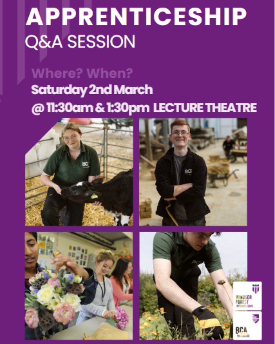BCA_Maidenhead's tweet image. Join us for an Apprenticeship Talk at our Open Day, offering a great opportunity to dive deeper into Apprenticeships and get answers to your questions.
#ApprenticeshipTalk #OpenEvening #QandASession