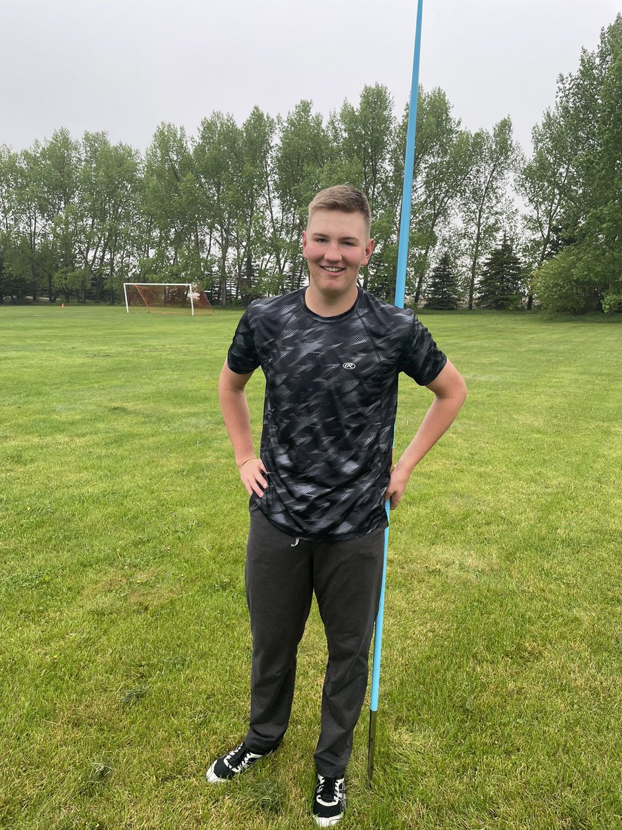We’re happy to announce we’ve ‘signed’ 2023 Sask High School Prov Javelin Silver medalist Joel Bauml. We’ve expanded our horizons and signed another 4th generation Royal. He passed the vetting process as he’s related to roughly half the team. And he plays infield…that’s neat.