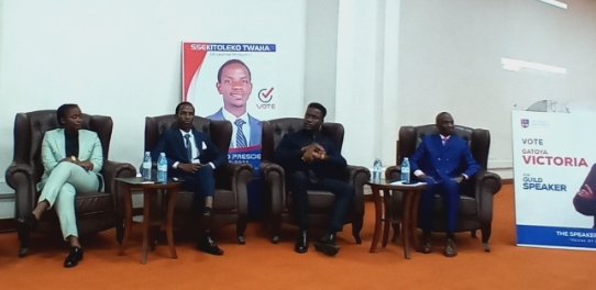 MableTwegumye's tweet photo. I am elated to be Moderating the Second Victoria University Student Guild Debate happening now at @VUKampala Auditorium #VUGuildDebate #UniversityLeadership https://t.co/gGe4DQXBep