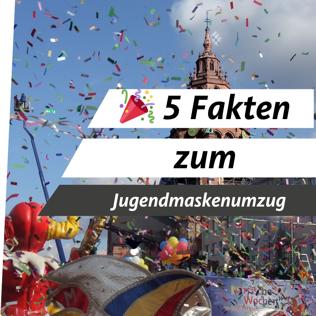 CduMainz's tweet photo. Morgen ist es soweit! Der Jugendmaskenzug steht an. Als Einstimmung und damit ihr morgen als Besserwisser glänzen könnt, hier fünf interessante Fakten rund um den Zug und seine Geschichte 🎉🥳🎊 https://t.co/E7EvtBQcIR