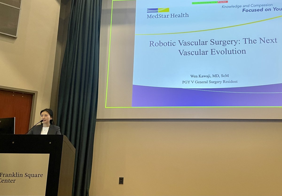 MedStar Baltimore General Surgery Residency (@medstarbaltsurg) on Twitter photo Third round of chief grand rounds this morning with <a href="/WenKawaji/">Wen Kawaji, MD, MS</a> on robotic vascular surgery. I don’t know about you but we’re sold! General surgery residents are graduating with robotic surgery skills and this is something that is becoming a reality. Third round of chief grand rounds this morning with <a href="/WenKawaji/">Wen Kawaji, MD, MS</a> on robotic vascular surgery. I don’t know about you but we’re sold! General surgery residents are graduating with robotic surgery skills and this is something that is becoming a reality.