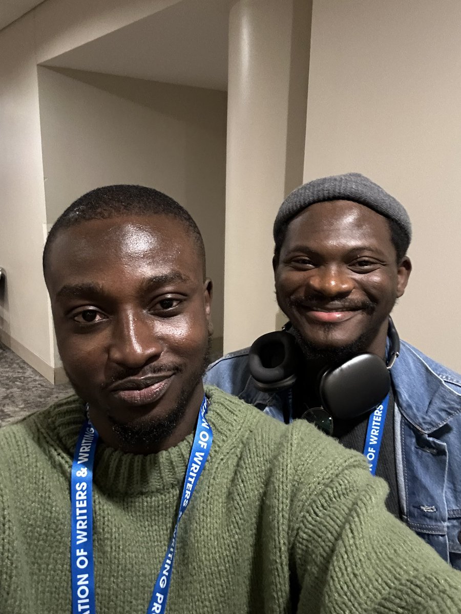 adedayoagarau's tweet photo. I have met over 20 Nigerian Writers at AWP &amp; my heart is so full. Looking forward to meeting more folks today. https://t.co/e4PDRg3yqP