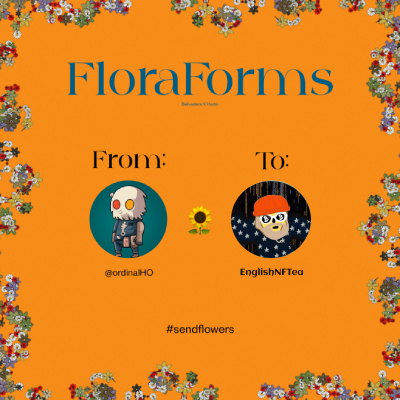ordinalHO's tweet photo. π The voice of the space! @EnglishNFTeaπ Your leadership in paving the way for innovation and progress is truly commendable. Keep up the fantastic work, and here's a flower to brighten your day! πΌ #SpaceLeader #SendFlowers @floraforms https://t.co/e7ntknClci