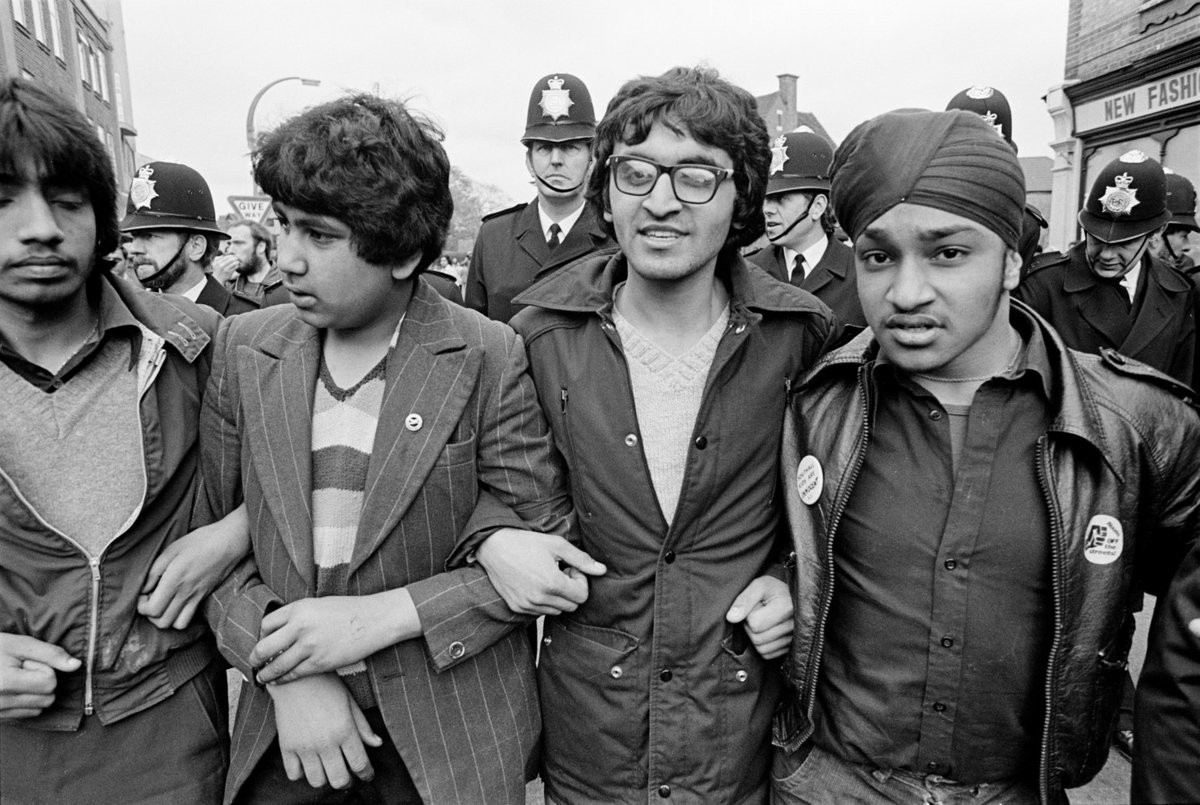 2024 commemorates the 45th anniversary of the Southall Uprising. @BBCRadio4 marks this tomorrow with a new drama by Satinder Chohan. Based on true events and testimonies of people who attended the protest in 1979 and recorded on location in Southall bbc.co.uk/programmes/m00…