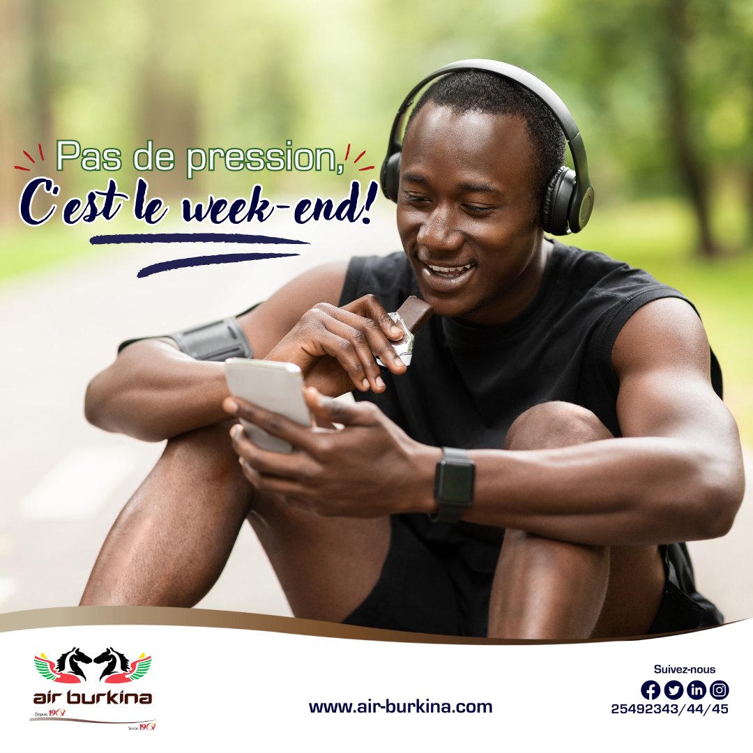 Bon week-end!
#AirBurkina