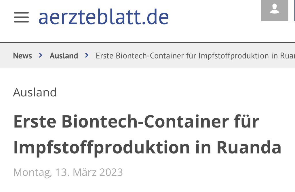 Quo_vadis_BRD's tweet photo. 22/ Die sog. #BioNTainer von #BioNTech stehen inzwischen auch schon in Ruanda bereit, um den Kontinent mit #mRNA zu versorgen. …

https://t.co/ujDJJ0fmMX https://t.co/1lTIuUL4Jg