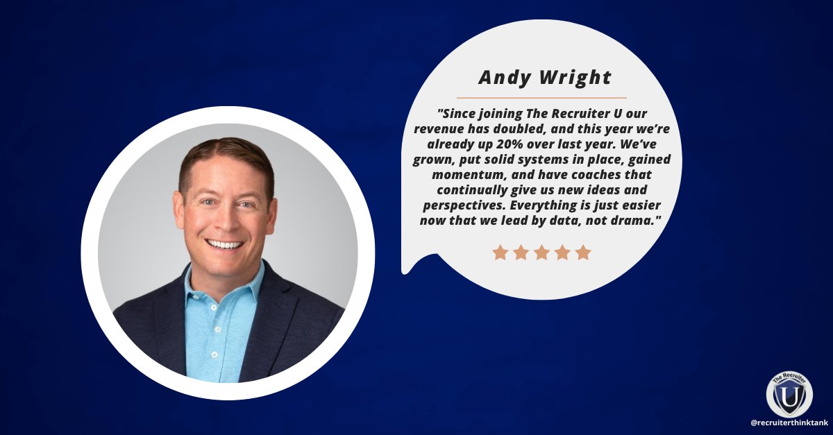 MikeGionta's tweet image. "The number one reason our team wants to continue working for us is the flexibility. We’re able to give our people complete autonomy over when they work thanks to the predictability of following our metrics." 

- Andy Wright

#recruiter #recruiting #recruitinglife #recruiters