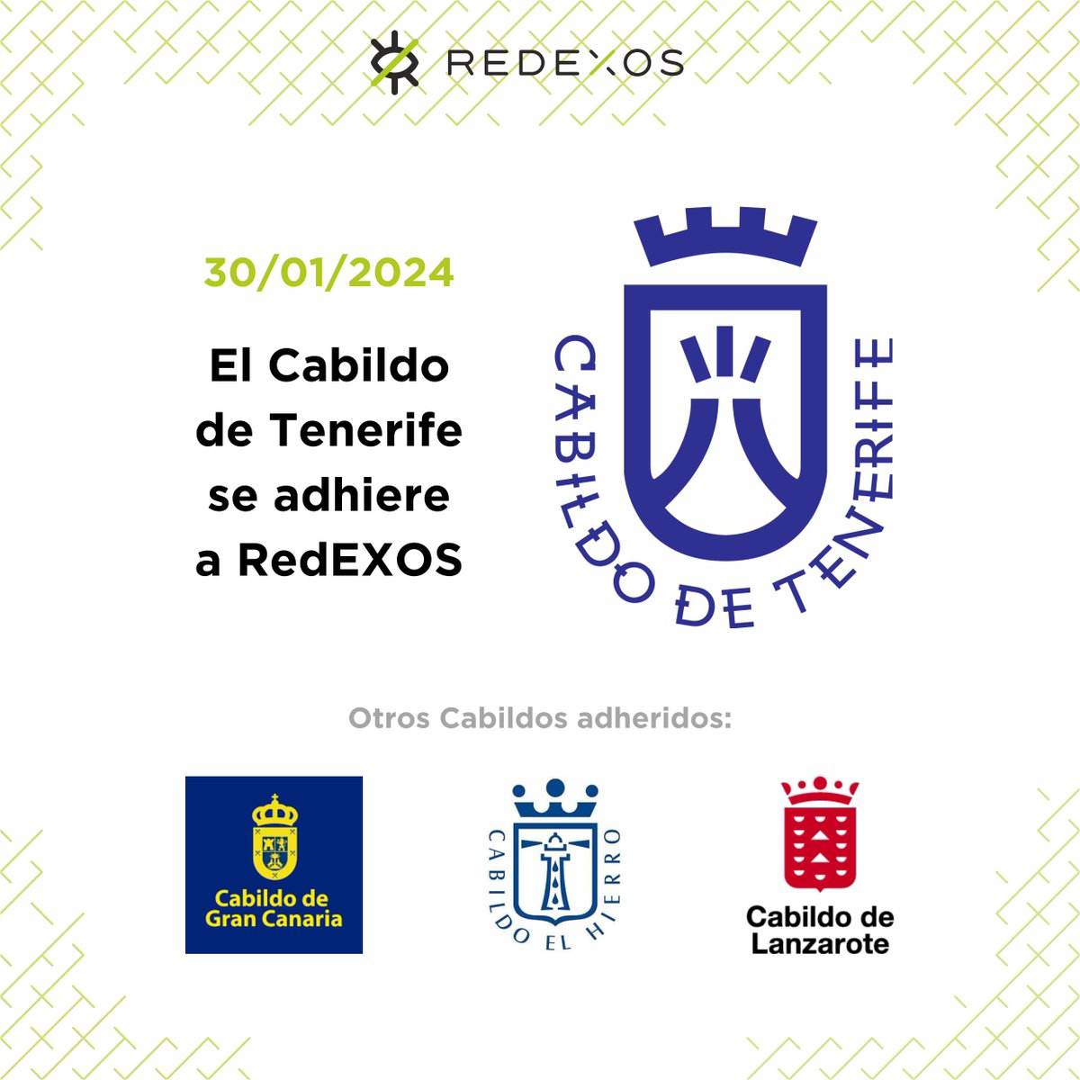 RedEXOSGobcan's tweet photo. El pasado 31 de enero el @CabildoTenerife se adhirió a #RedEXOS en calidad de miembro. Desde entonces pone a disposición de la Red recursos materiales y humanos contra las #EspeciesInvasoras. Gracias por acompañarnos en la defensa de la biodiversidad @EcologicaGobCan @gesplansa https://t.co/JJ0cQT7dBS