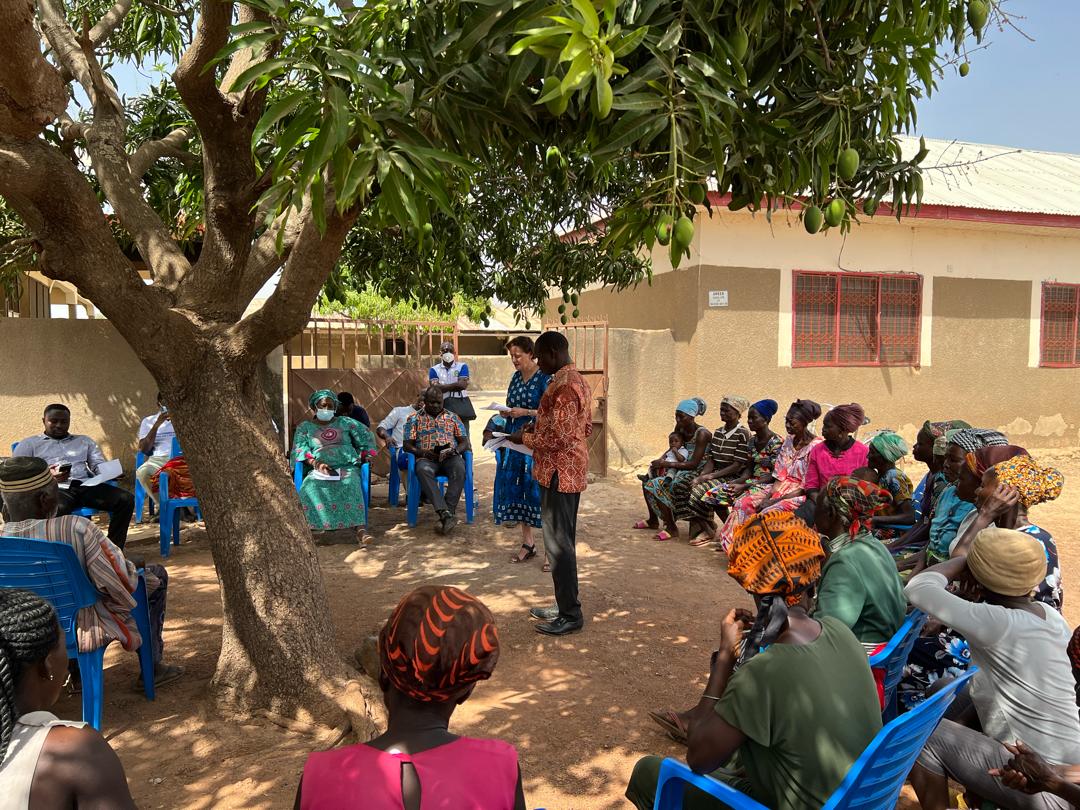 SNVGhana's tweet photo. We commissioned 7 sanitation facilities in Sentu, Tapuma, Brutu, Nabugagn and Puffen in Lambussie and Nandom.
The team comprised of our CD, @Barb_WhiteN, representatives of the Municipal Chief Executive and Coordinating Director, Director of GES & Ghana Health Service
#SNVImpact https://t.co/4fPE1cWtA8
