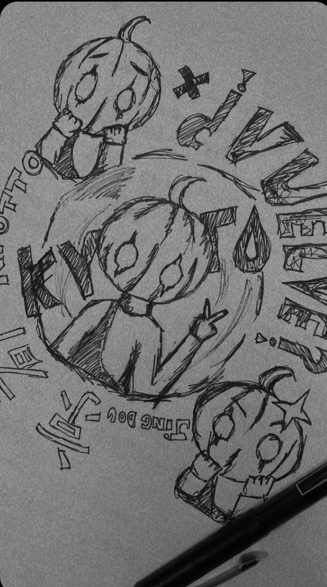 the_unicornsk's tweet photo. Mi clase de chino hoy, productiva.
对不起，我喜欢画画。
Boceto de Kyotto modo uwu pa hacer la camisetita. @YOUNG__KYOTTO https://t.co/kRVWgLy1AZ