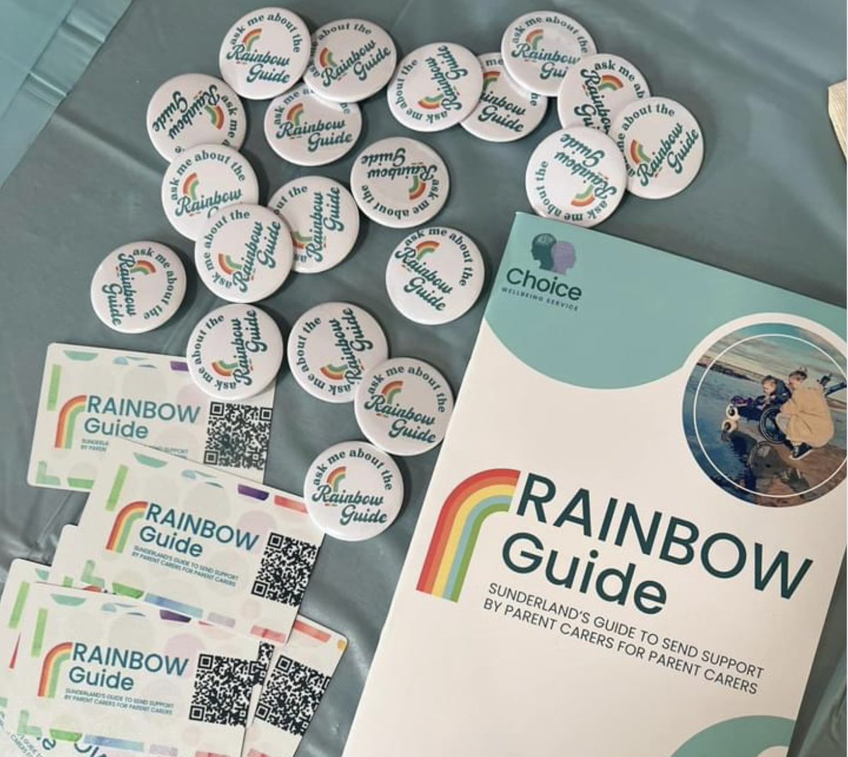 Sunderland PCF were privileged to sponsor  Choice Wellbeing Service CIC’s Rainbow Guide to services for SEND support in Sunderland. Copies can be obtained from our office and a digital copy will be available soon