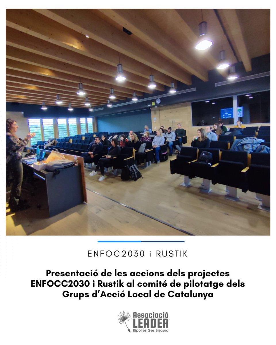 LeaderRGB's tweet photo. Avui, a Solsona, estem fent comitè de pilotatge d'Enfocc2030 i Rustik, explicant i acordant les accions a realitzar amb els dos projectes. Aprofitem per formar els tècnics dels Grups d'Acció Local #LEADER en Comunitats Locals d'Energia. #Enfocc2030 #Rustik" https://t.co/7bvMNFmu0x