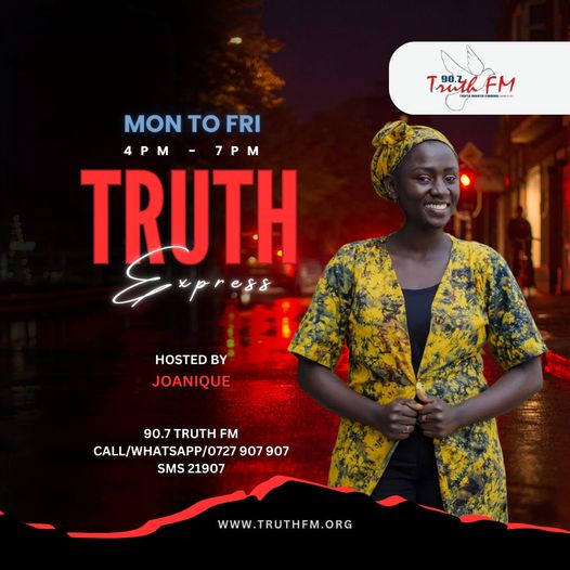 Truthfmkenya's tweet image. He has made everything beautiful in its time..
Ecclesiastes 3:11 NIV

Which household item do men find most difficult to shop for?

Join in for #RequestFriday on #TruthExpress with @Joanique_Ke on #TruthfmDrive from 4pm to 7pm
Call/WhatsApp 0727 907 907