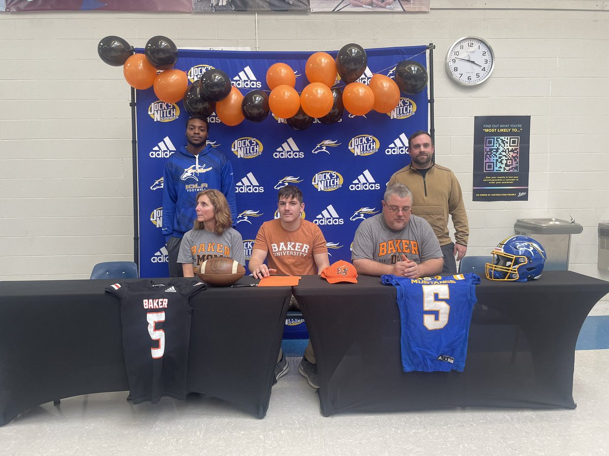 Iola HS Football Recruits (@recruitmustangs) on Twitter photo Congratulations to <a href="/BenKerr05/">Benjamin Kerr</a> for making it official and putting the pen to the paper! <a href="/BakerU_Football/">Baker University Football</a> Is getting an awesome young man and athlete! Congratulations to <a href="/BenKerr05/">Benjamin Kerr</a> for making it official and putting the pen to the paper! <a href="/BakerU_Football/">Baker University Football</a> Is getting an awesome young man and athlete!