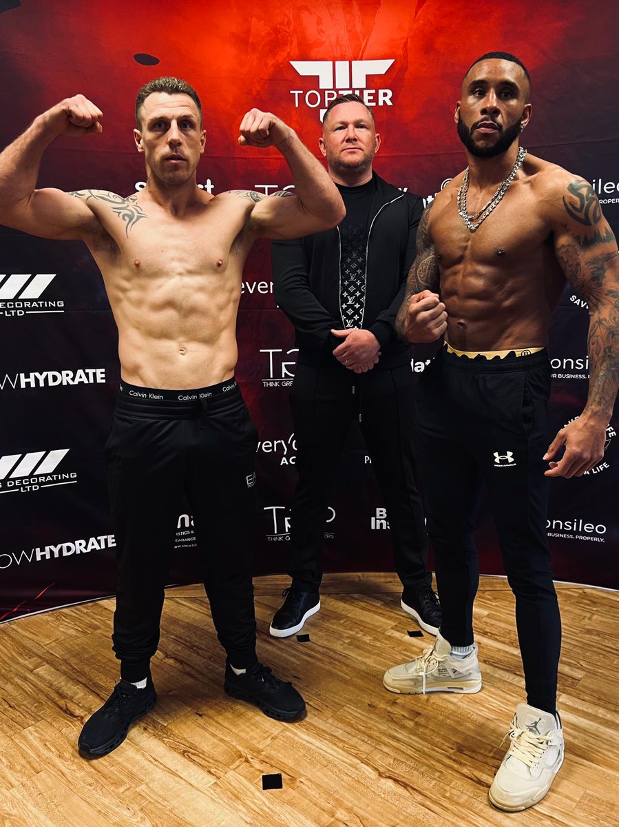 letsgomanage's tweet photo. Weigh In ✅ ⚖️ @_toptierboxing !!

@GoGetterDennis , James Osborne, Kevin Reavell, William Hamilton all weighed in today and Connor Adaway will get weighed in tomorrow. #LetsGoooo!!! https://t.co/Posj2gDfWM