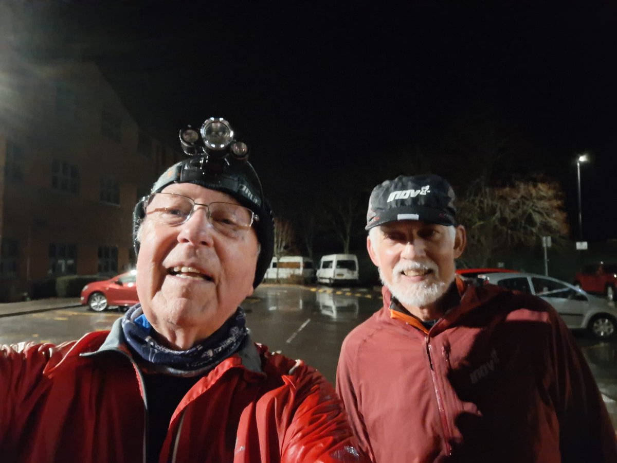 It was a bit wet last night, but a few of us made it for this week's club run!