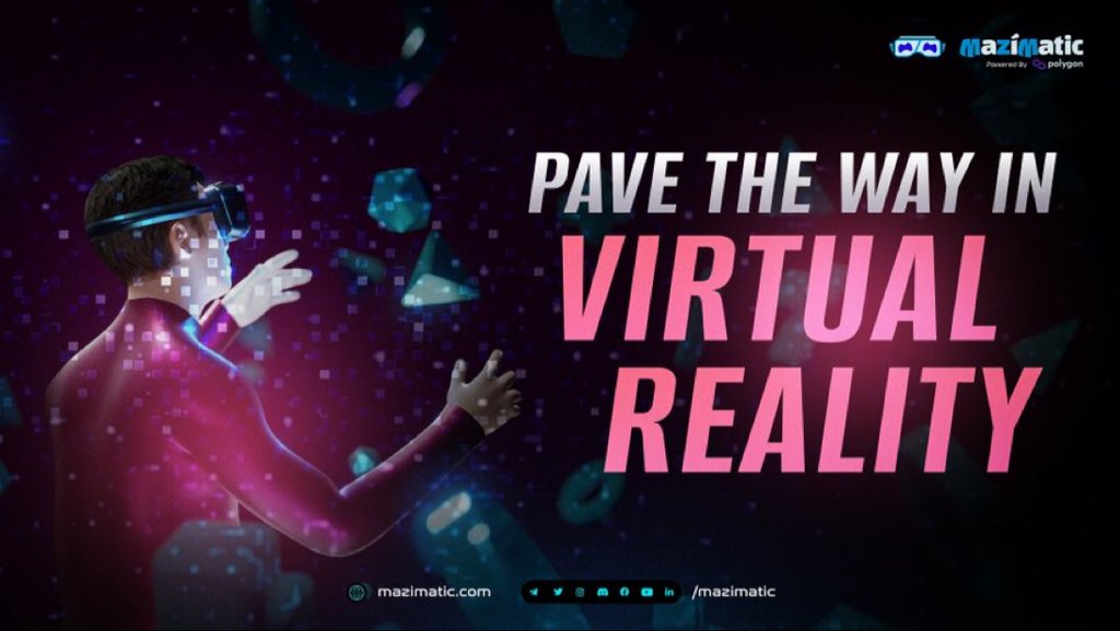 shobhitcrypto's tweet photo. Embark on a journey beyond the physical realm with #MaziVerse in #VirtualReality. Explore new dimensions where imagination and innovation converge. Are you ready to redefine reality? 🌐 #PaveTheWay https://t.co/KdtdPGFOx5