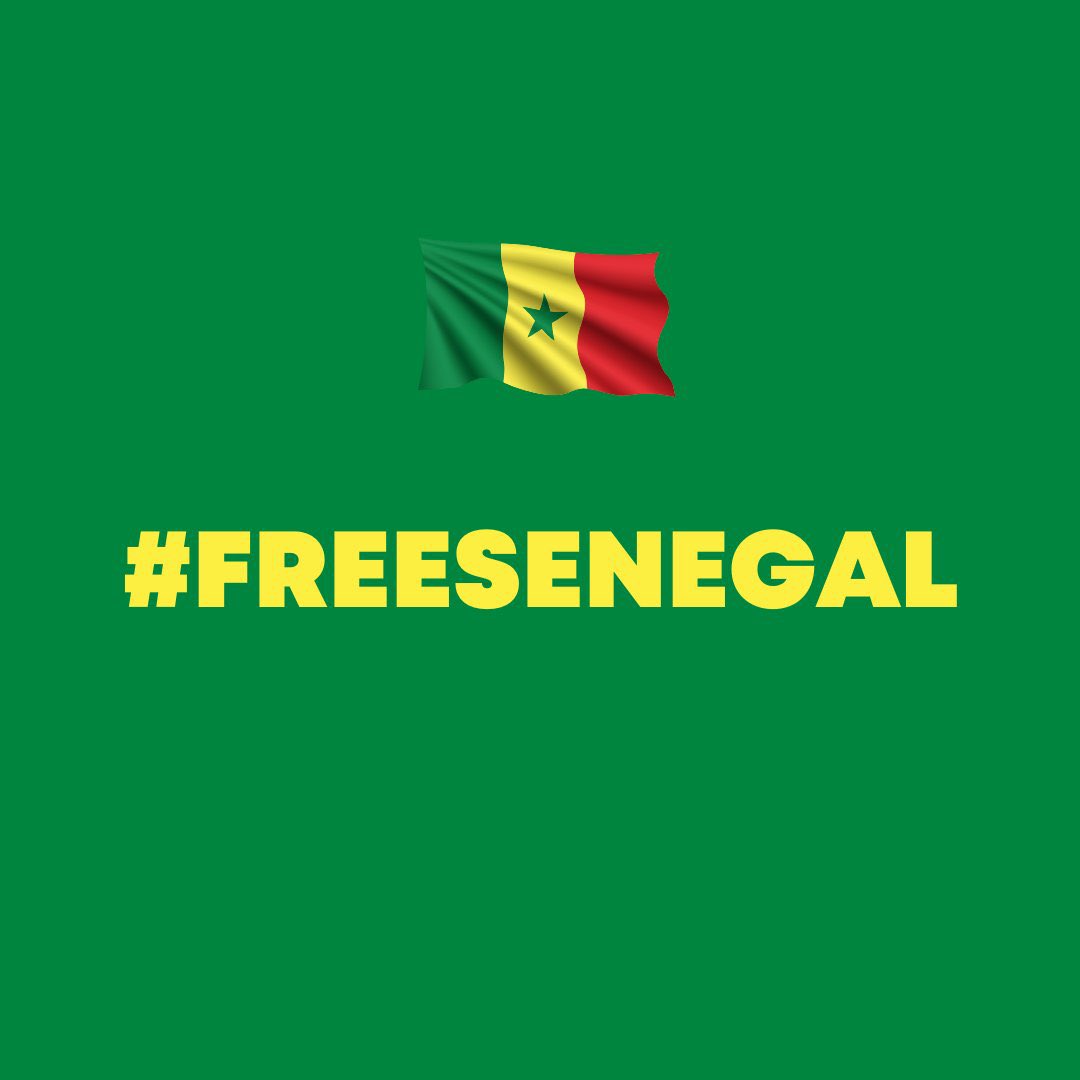 bayesalifbaye's tweet photo. Aujourd'hui,  le peuple sénégalais se mobilise pour :

⚡️Le respect du calendrier électoral

⚡️La libération des prisonniers politiques et d'opinions

⚡️La justice pour les personnes tuées dans les différentes manifestations

⚡️Le respect des libertés fondamentales

#FreeSenegal https://t.co/K4oC8LB3aF