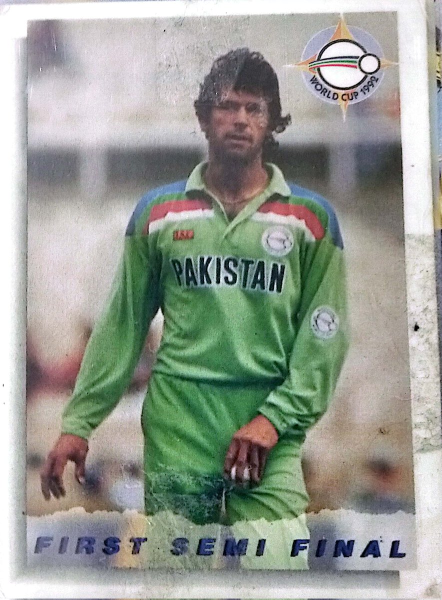 Spyder9911's tweet photo. @AleemaKhan_PTI 1992 world cup Imran Khan semi finals card. https://t.co/W6ZUPHDBzL